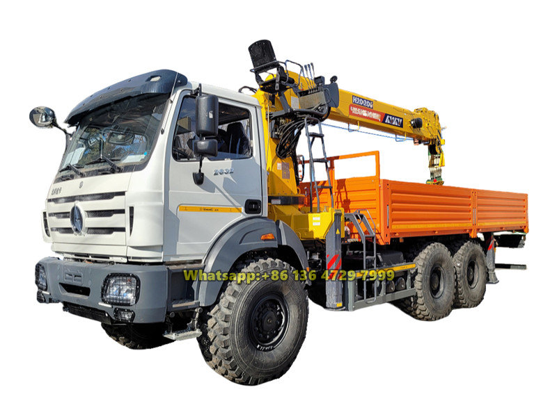 beiben 6x6 telescopic boom truck