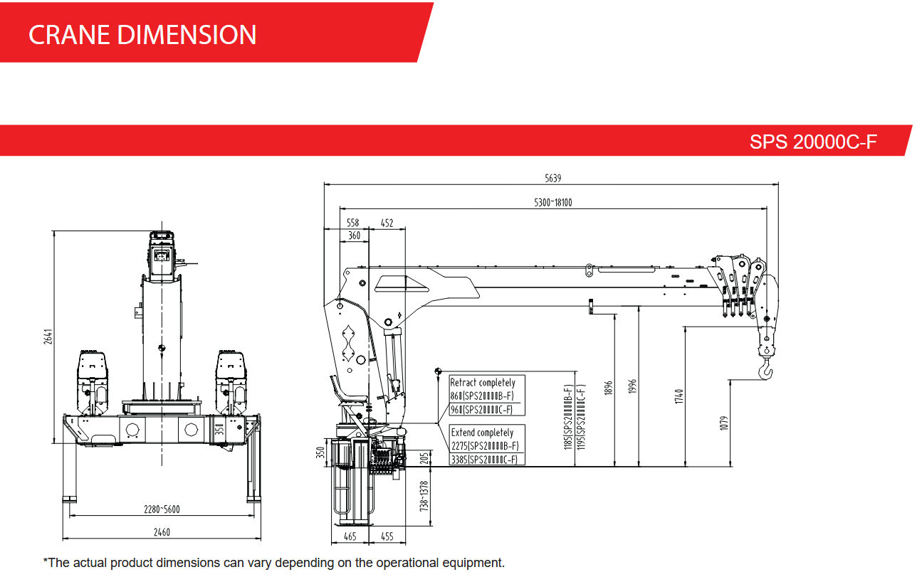 Beiben 6×6 8-ton boom crane