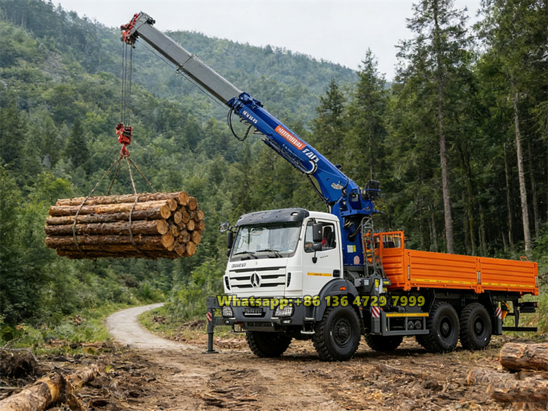 Beiben boom crane truck applications