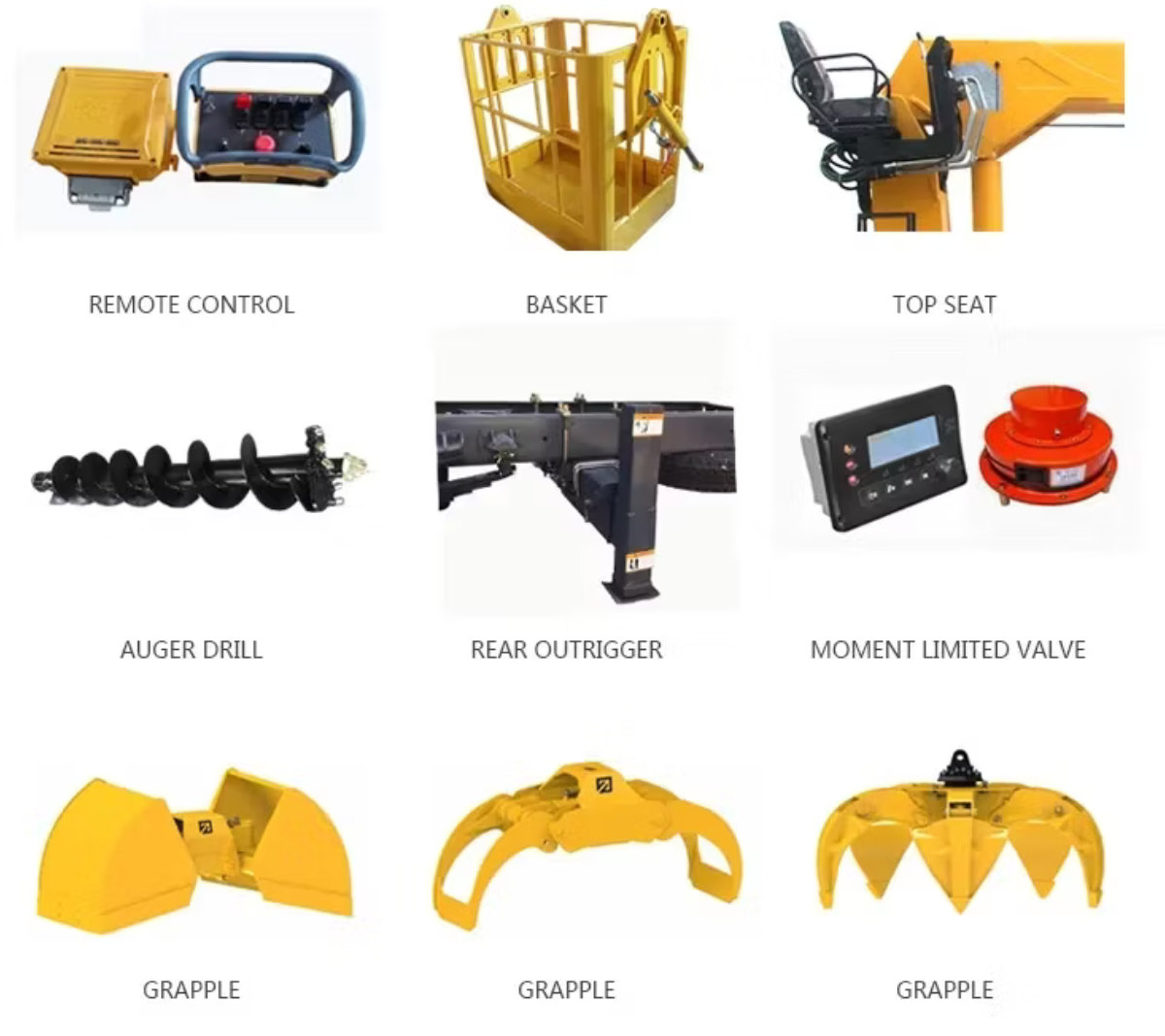 Beiben truck mounted XCMG 16-ton knuckle crane