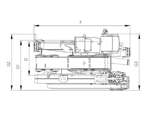 XCMG GSQZ330 crane dimensions