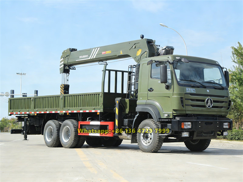 Beiben 6×4 16-ton telescopic boom truck