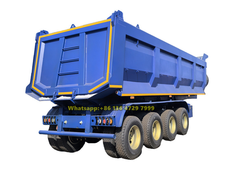 80 ton tipper semi-trailer for Africa