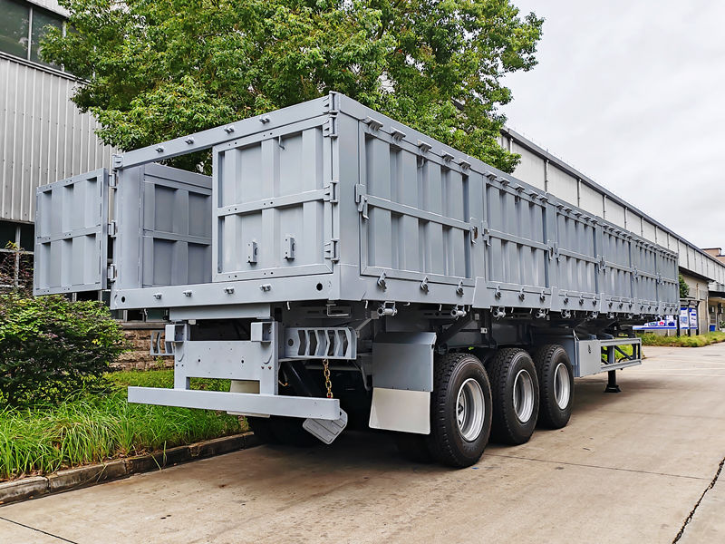 13m 60 ton cargo box truck semi-trailer