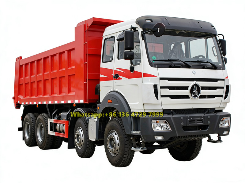 Beiben 8×4 heavy tipper truck