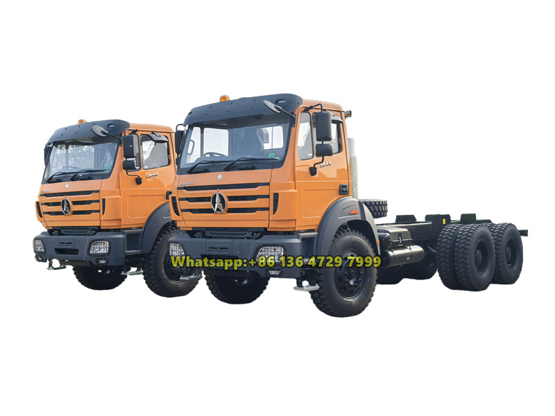 Beiben 6×6 off-road rigid chassis
