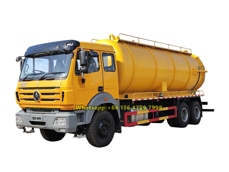 Beiben 6×4 sewage tank truck