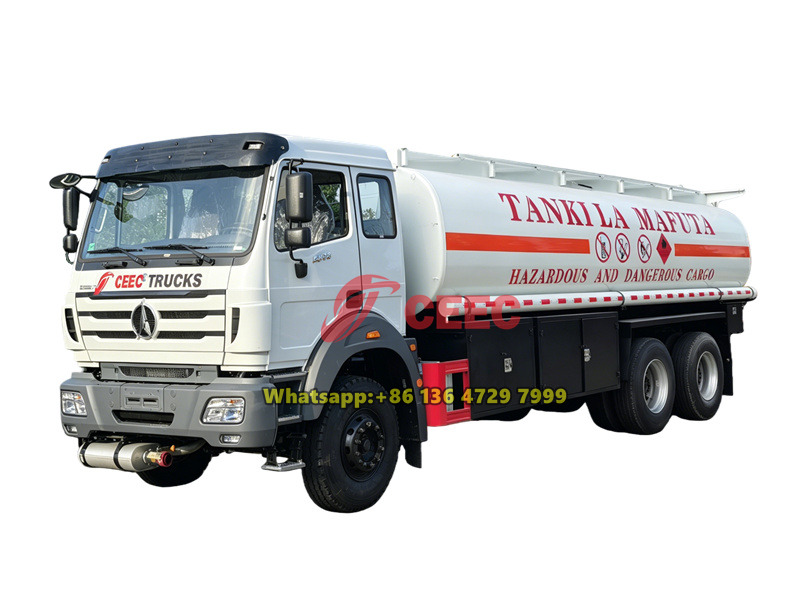 Beiben 6x4 18000 liters mobile fuel bowser