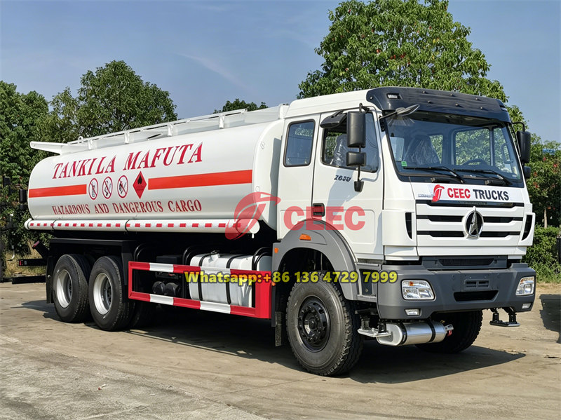 Beiben 2638 heavy duty tanker truck