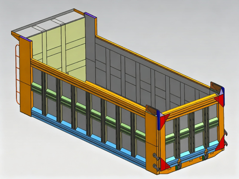 Beiben 10 wheeler dupmer truck drawing