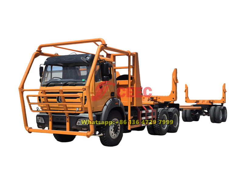 Beiben 6x6 log truck