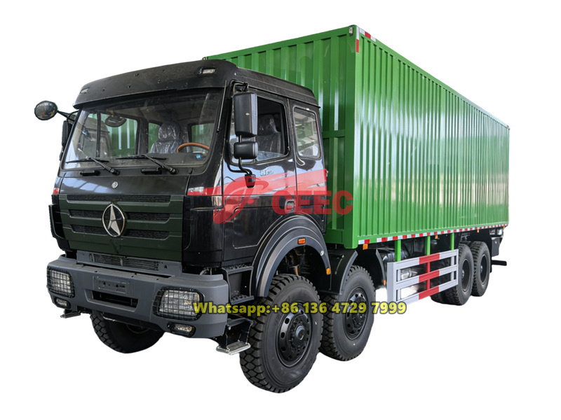 Beiben 8x8 all wheel drive cargo van