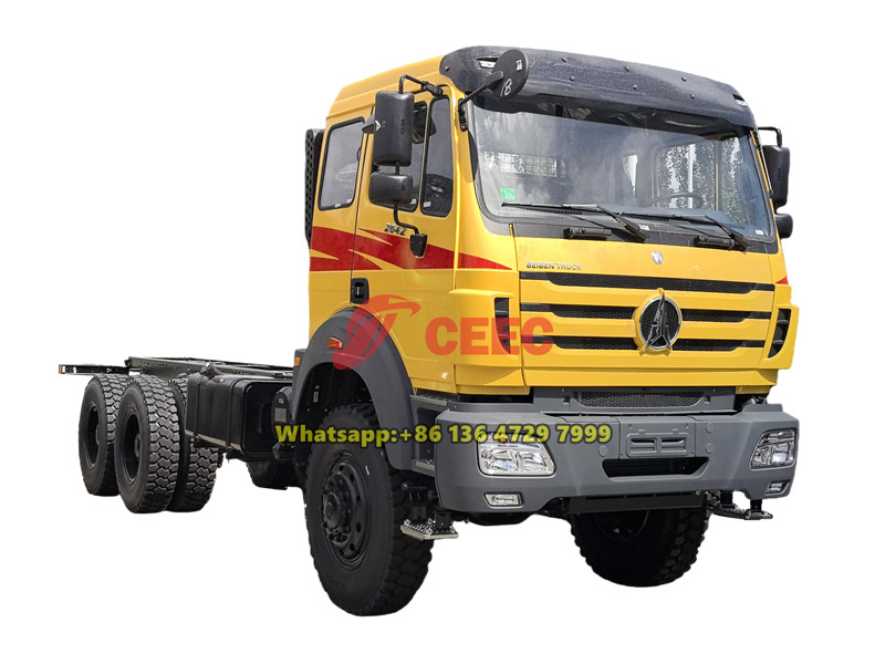 Beiben 6×6 420HP cargo chassis