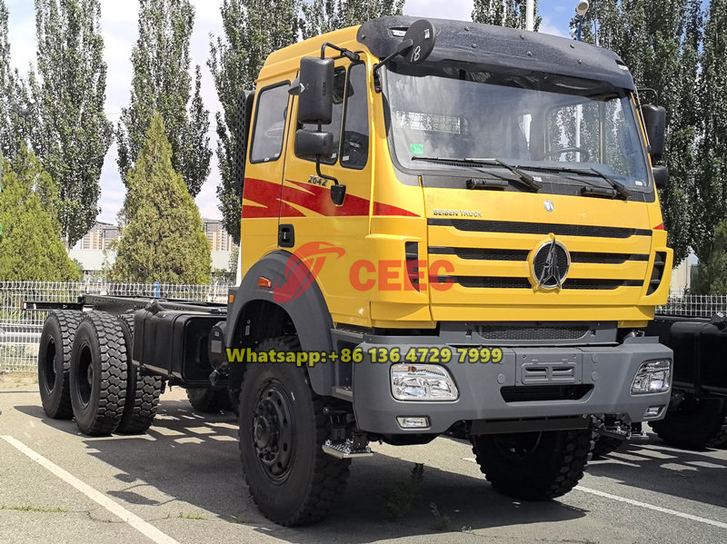 Beiben 6×6 off-road rigid chassis