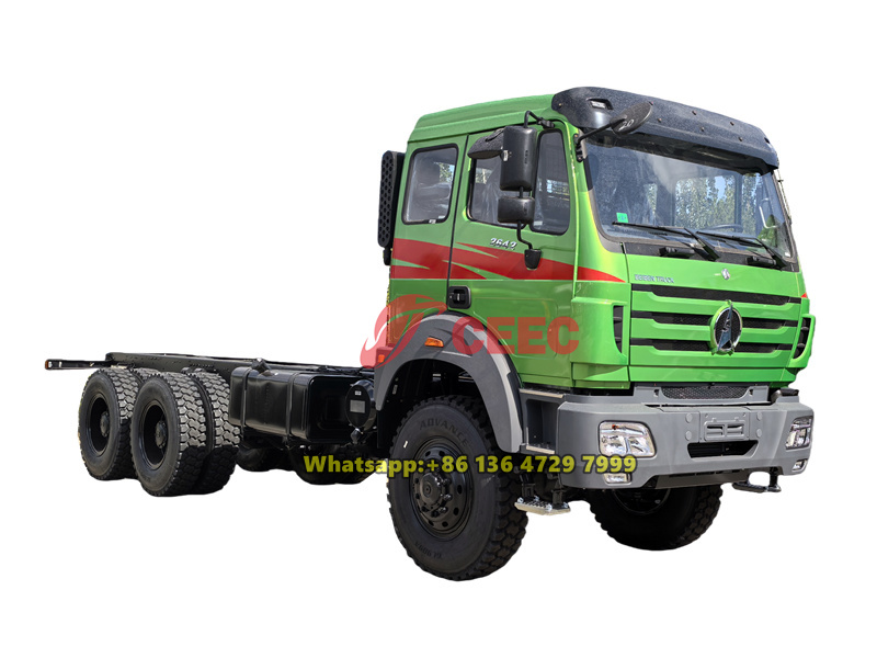 Beiben 6×6 420HP cargo chassis