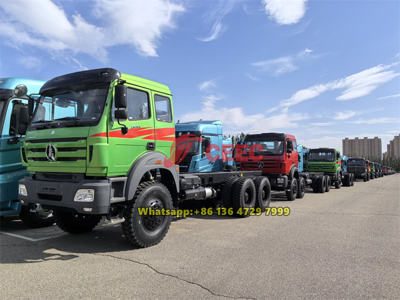 Beiben 6×6 all wheel dirve vehicles