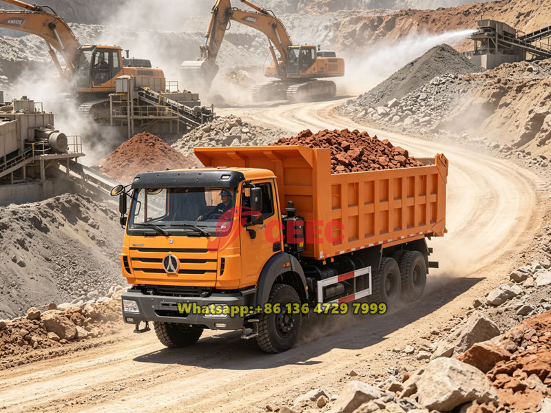 Beiben 6x4 construction tipper truck Beiben 6x4 construction tipper truck