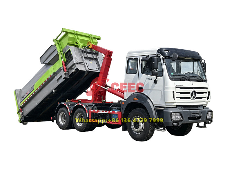 Beiben 6×4 heavy hook loader
