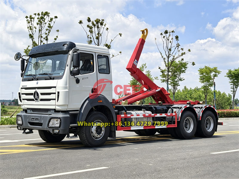 Beiben 6×4 hooklift truck