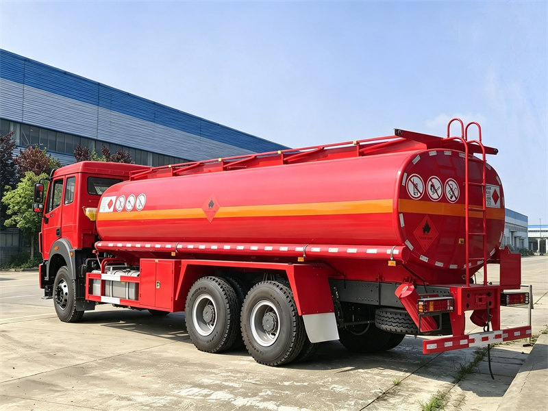 Beiben 6×4 mobile fuel tanker truck