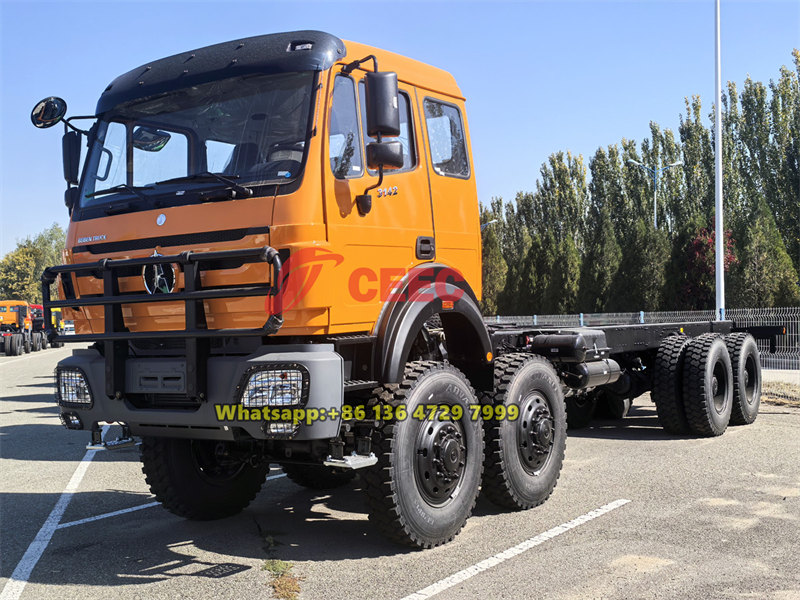 Beiben 8x8 off-road truck chassis