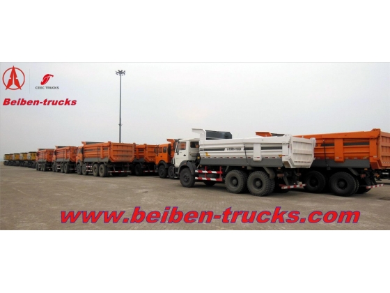 china Beiben 420 Hp 12 wheeler heavy truck