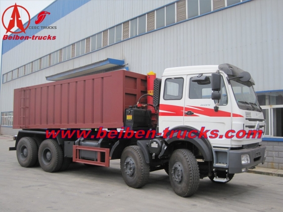 Beiben 12 wheeler 340 Hp dump truck price