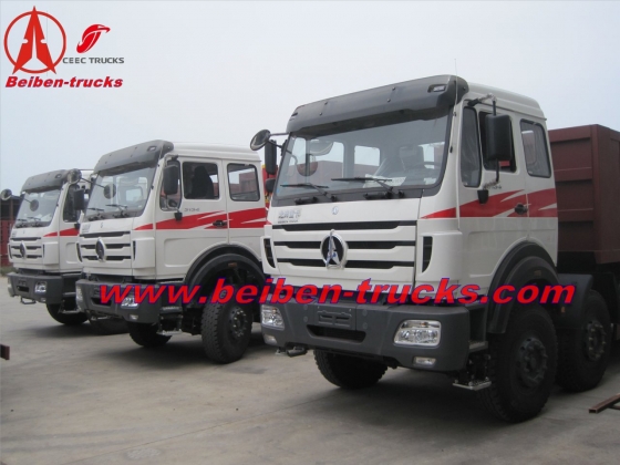 Beiben 12 wheeler 340 Hp dump truck price