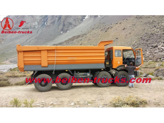 china Beiben 420 Hp 12 wheeler heavy truck