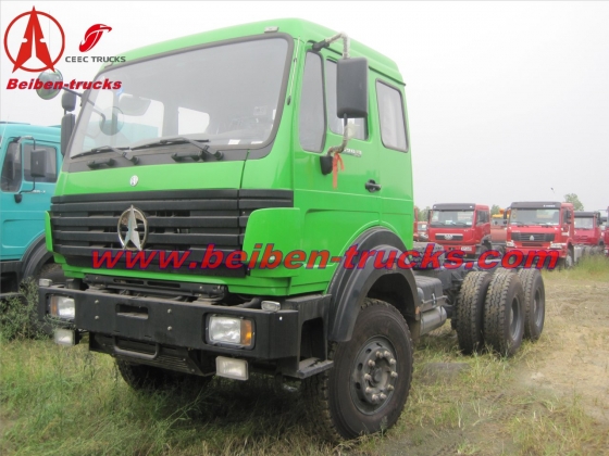 china manufacturer beiben 6*4 dump truck