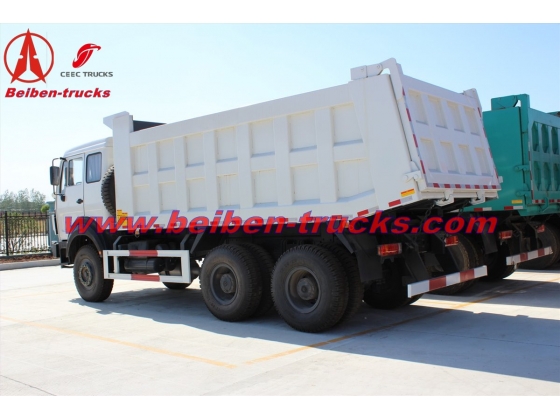 China Powerful Beiben 420HP 6x4 dump 10 wheeler trucks