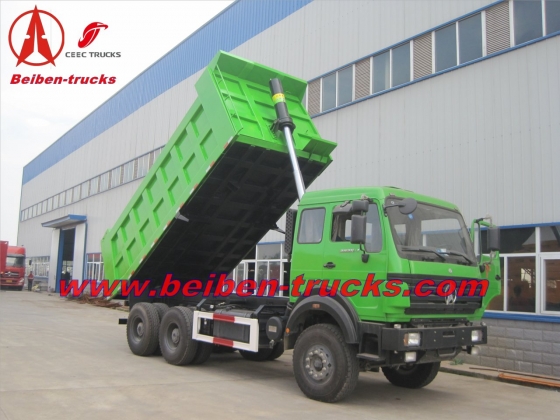 Durable Beiben 290HP 6x4 Heavy Duty dump truck for sale in Dubai