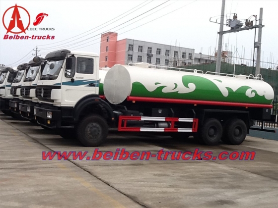 china beiben 15 CBM water tanker trucks price