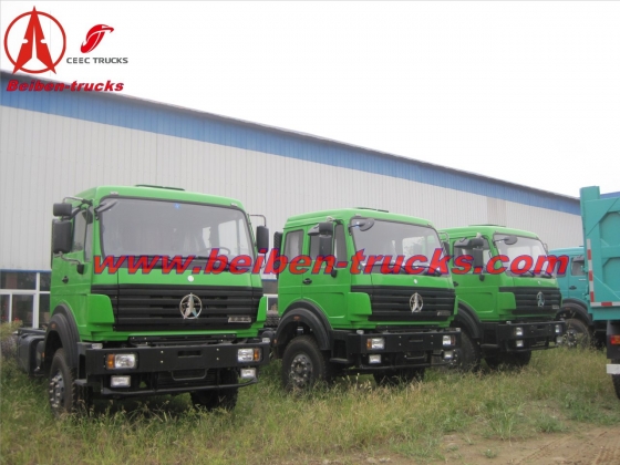 china manufacturer beiben 6*4 dump truck