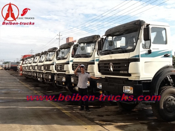 china beiben 15 CBM water tanker trucks price