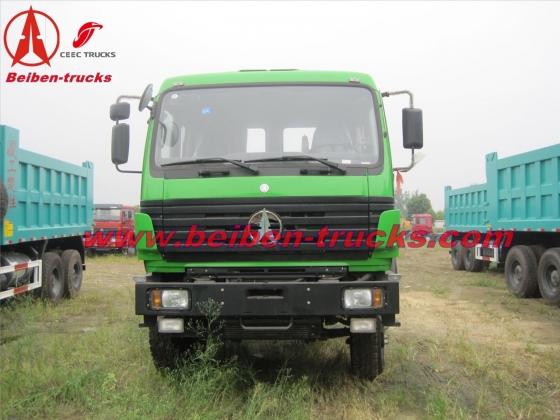 china manufacturer beiben 6*4 dump truck