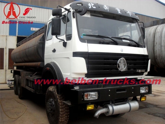 china beiben 6*4 fuel tanker trucks