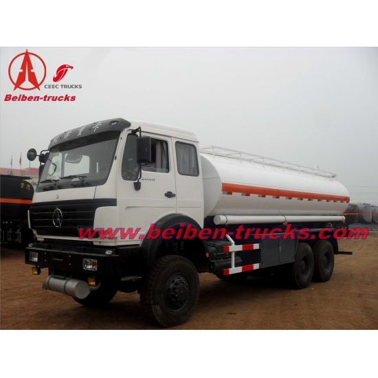 china beiben 6*4 fuel tanker trucks