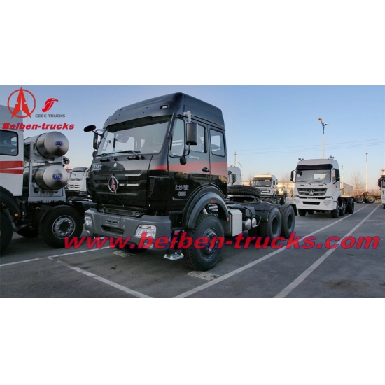 camion tracteur beiben 380hp 2638 10 roues North Benz 6x4 truck head