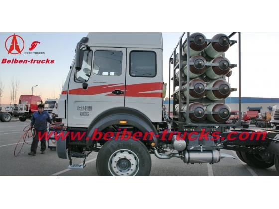 BEIBEN North Benz V3 2538 LNG 6x4 380hp heavy trailer truck supplier