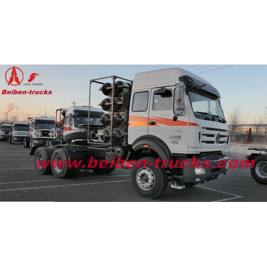 BEIBEN North Benz V3 2538 LNG 6x4 380hp heavy trailer truck supplier