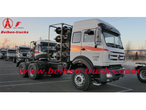 BEIBEN North Benz V3 2538 LNG 6x4 380hp heavy trailer truck supplier