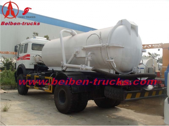 north benz 10 CBM vacuum tanker truck