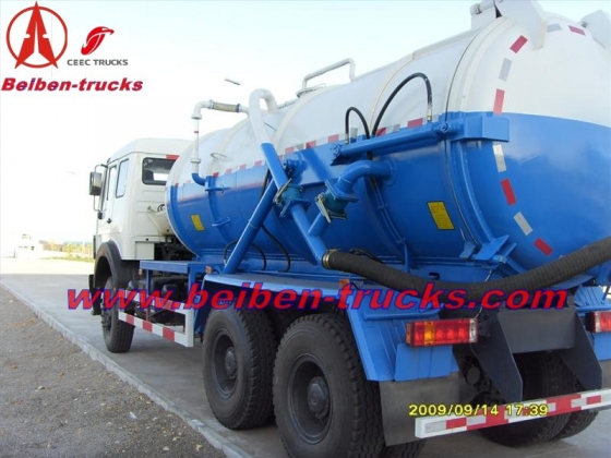 china beiben 15,000 L cesspit emptier manufacturer