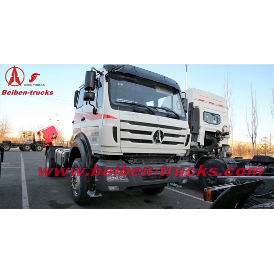 china Beiben V3 380hp CNG tractor truck supplier