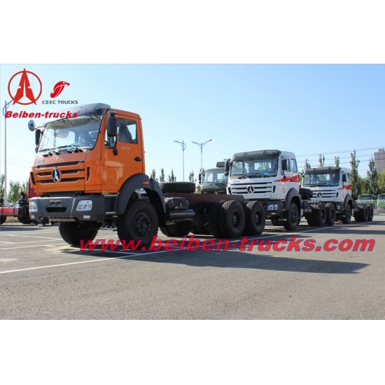 Powerful Beiben 6X4 Heavy Duty tractor truck 10 Wheeler Trucks  supplier in china