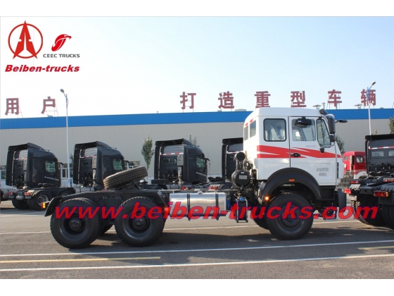 Bei ben 380hp tractor truck North benz 2538S truck head supplier in china