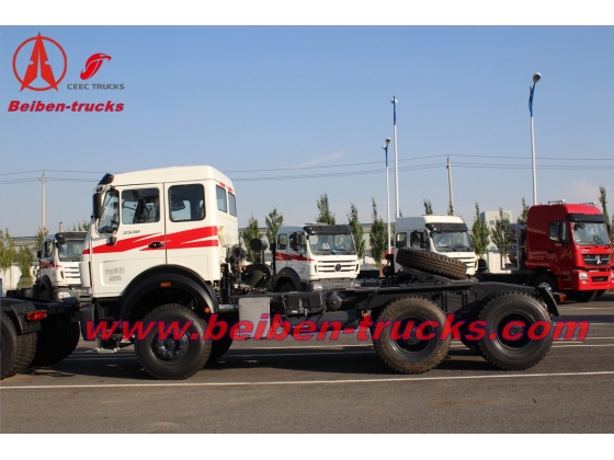 congo Beiben 380hp tractor truck 10 wheeler truck head North Benz 2538S  supplier