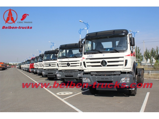 Hot sale Beiben V3 6 wheeler prime mover 290hp tractor truck supplier