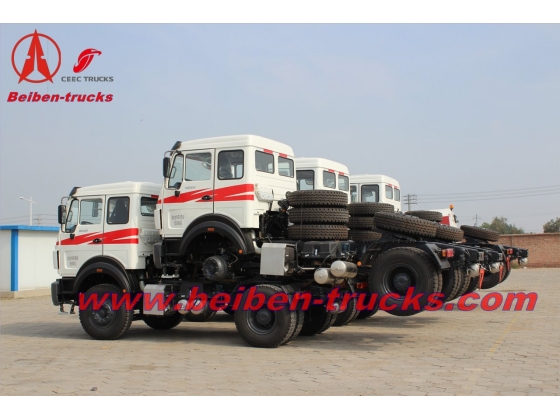 baotou North Benz 6x4 truck head 400hp tractor truck benz technology  supplier
